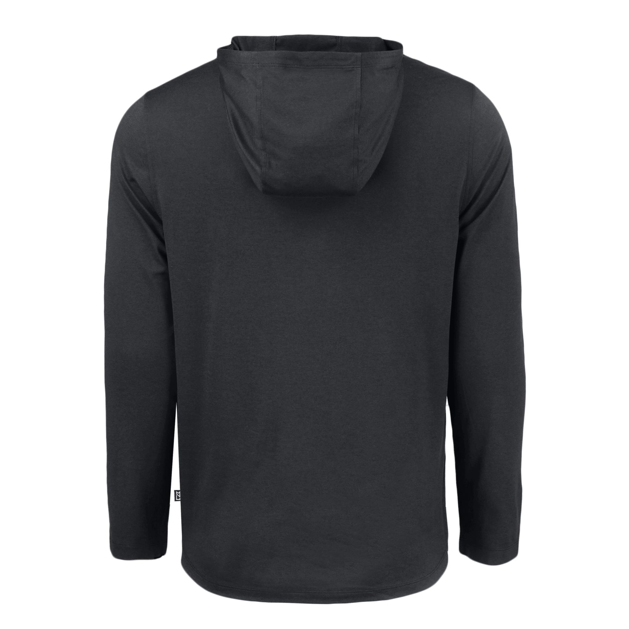 Men's Cutter & Buck Black Albany State Golden Rams Coastline Epic Comfort Eco Recycled Long Sleeve Hoodie T-Shirt - Image 7