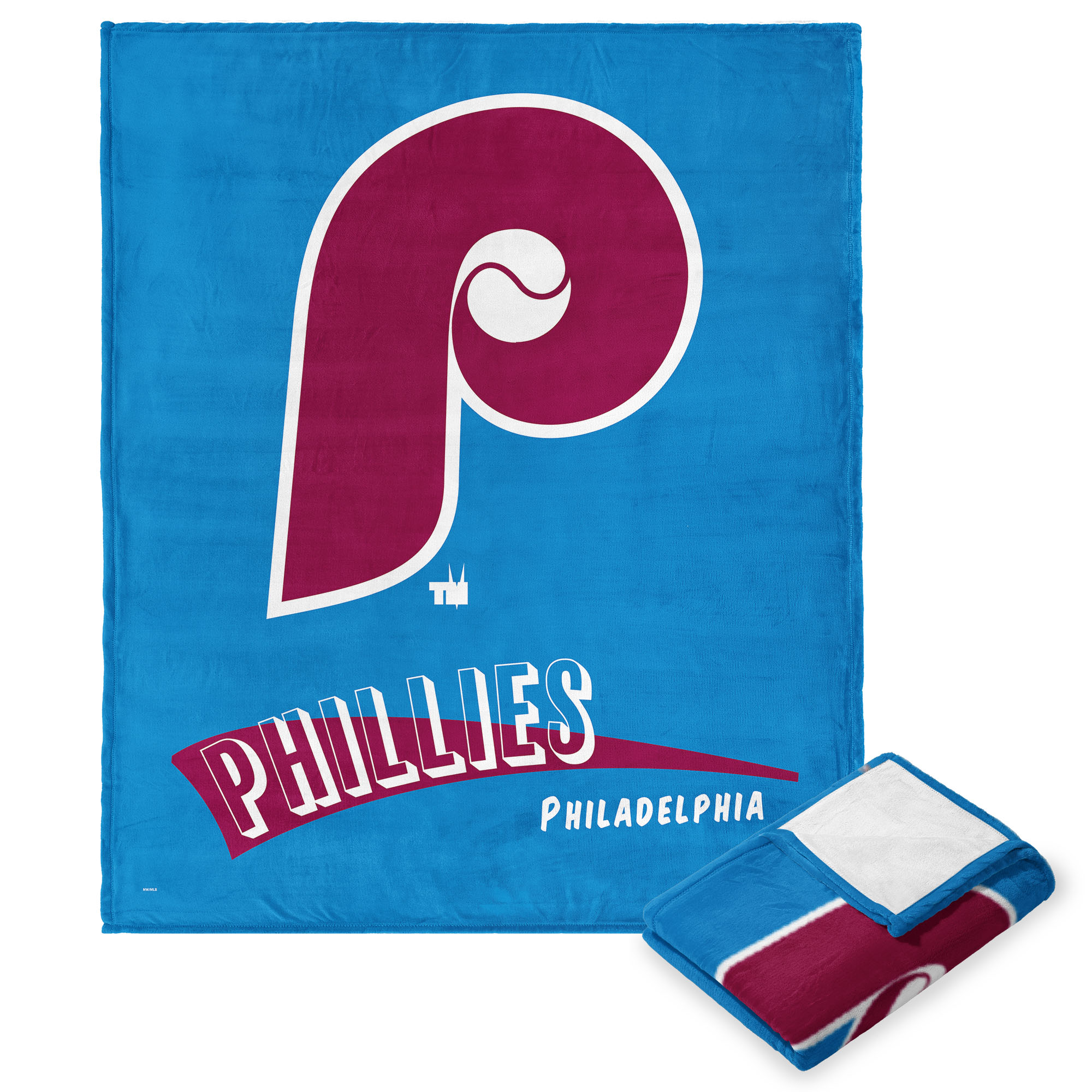 The Northwest Group Philadelphia Phillies 50” x 60” Cooperstown Collection Silk Touch Throw Blanket