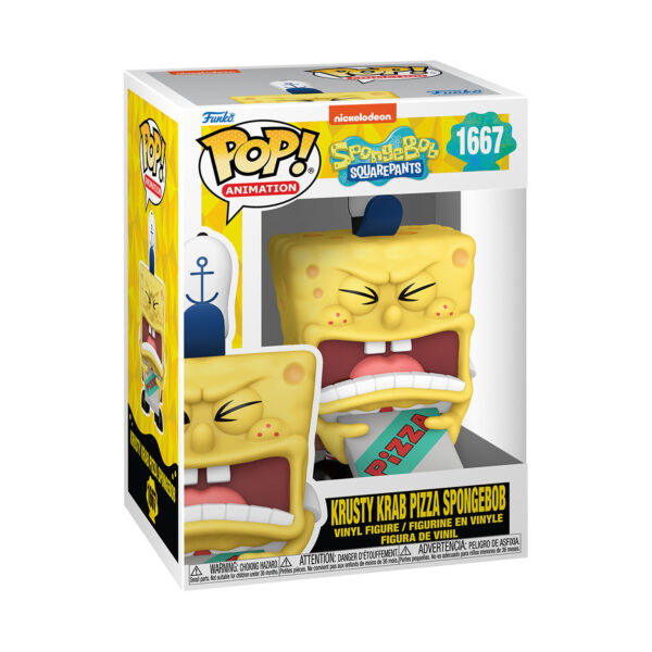 Funko Pop! SpongeBob SquarePants Spongebob With Pizza Vinyl Figure