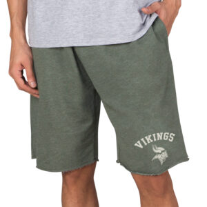 Men's Concepts Sport Green Minnesota Vikings Mainstream Tri-Blend Shorts