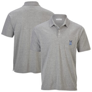 Men's Heather Gray Hartford Yard Goats Pique Polo