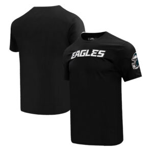 Men's Pro Standard Black Philadelphia Eagles Classic Chenille T-Shirt