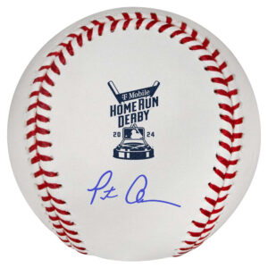 Pete Alonso New York Mets Autographed Rawlings 2024 MLB Home Run Derby Logo Baseball