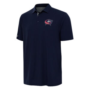 Men's Antigua Navy Columbus Blue Jackets Era Polo