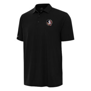 Men's Antigua Black Florida State Seminoles Era Polo