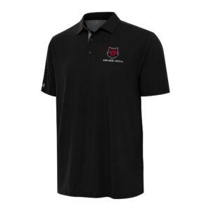 Men's Antigua Black/Gray Arkansas State Red Wolves Era Polo