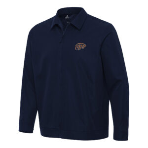 Men's Antigua  Navy UTEP Miners Pivot Full-Zip Jacket