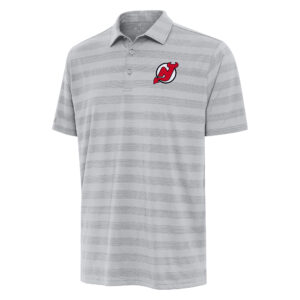 Men's Antigua  Gray New Jersey Devils Big & Tall Tunnel Polo