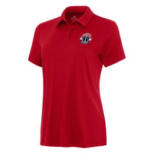 Women's Antigua Red Washington Wizards Reprocess Polo
