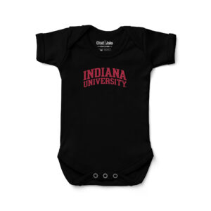 Newborn & Infant Chad & Jake Black Indiana Hoosiers Bodysuit