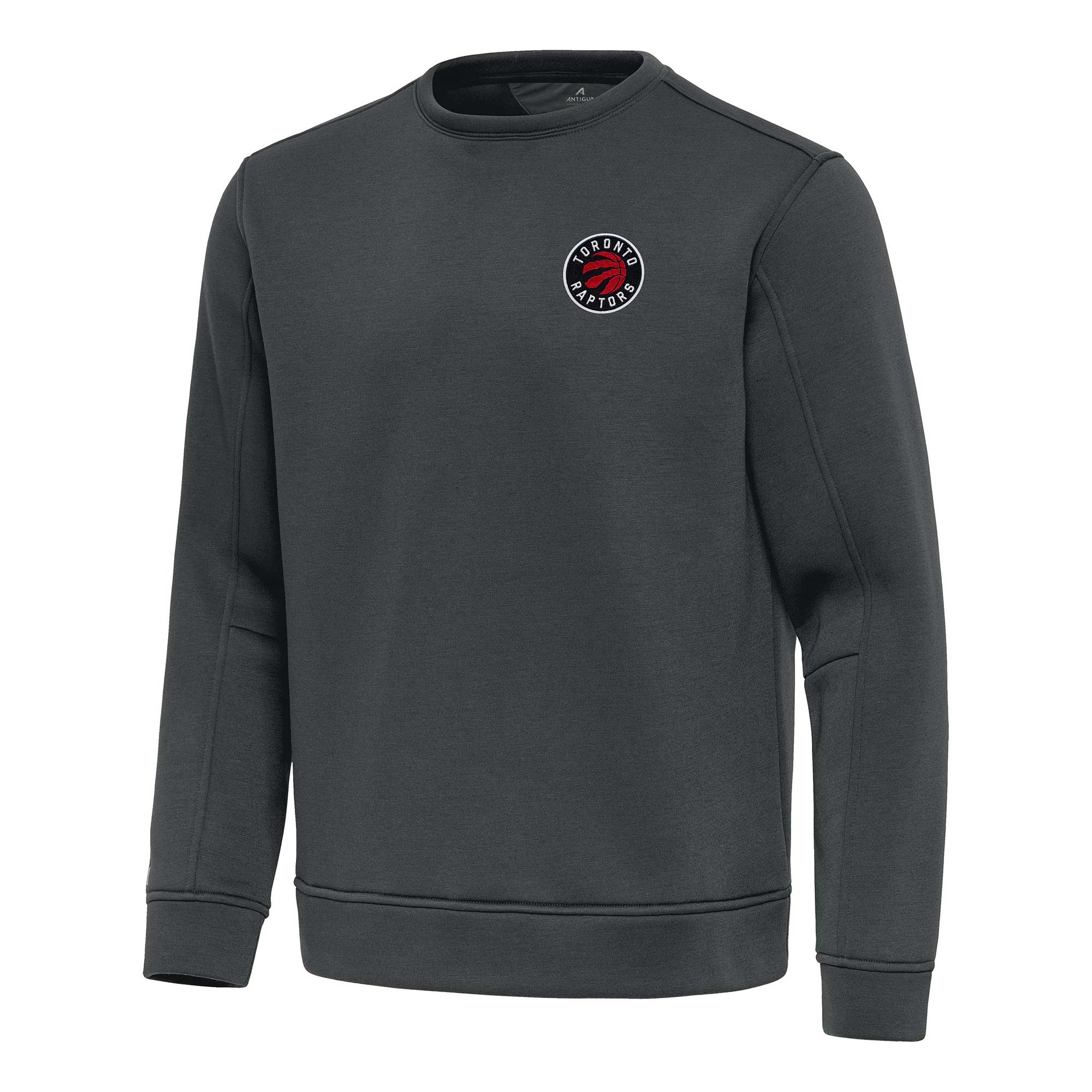 Men's Antigua Pewter Toronto Raptors Relevant Pullover Sweatshirt