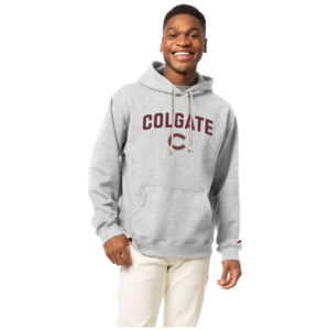 Men's League Collegiate Wear  Heather Gray Colgate Raiders Essentials 2.0 Fleece Pullover Hoodie