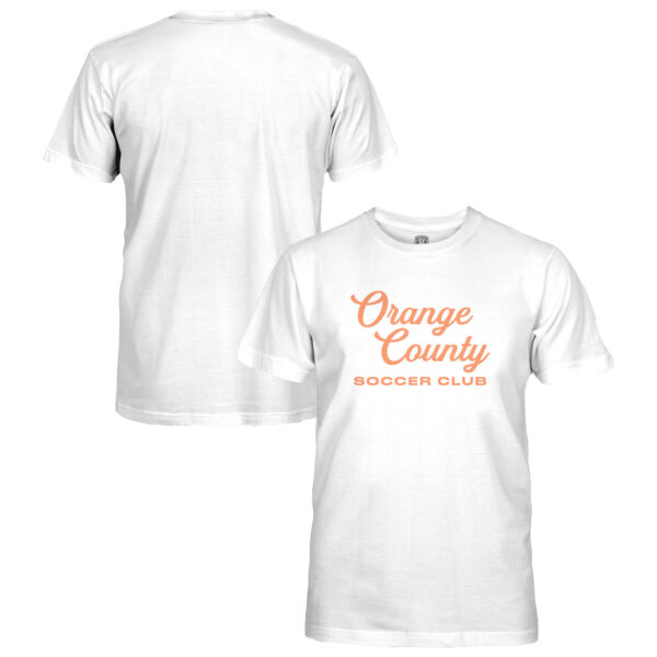 Youth 1863FC White Orange County SC Short Sleeve T-Shirt