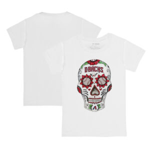 Toddler Tiny Turnip White Arizona Diamondbacks Sugar Skull T-Shirt