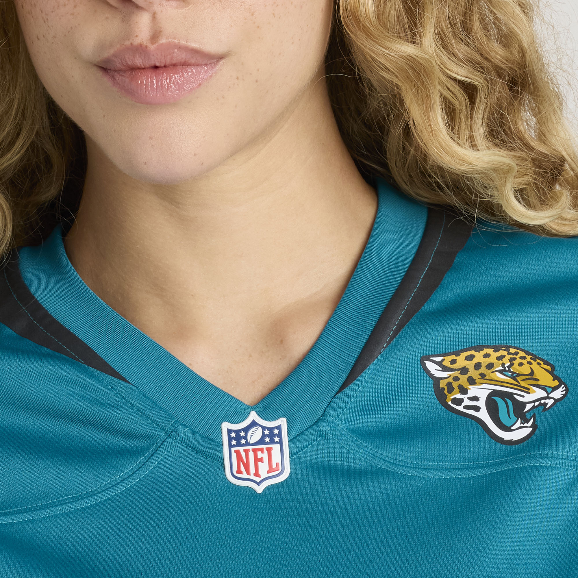 Women's Nike Jamal Agnew Teal Jacksonville Jaguars Game Jersey - Image 9