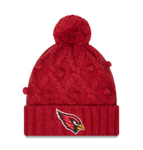 Women's New Era Cardinal Arizona Cardinals Toasty Cuffed Knit Hat with Pom