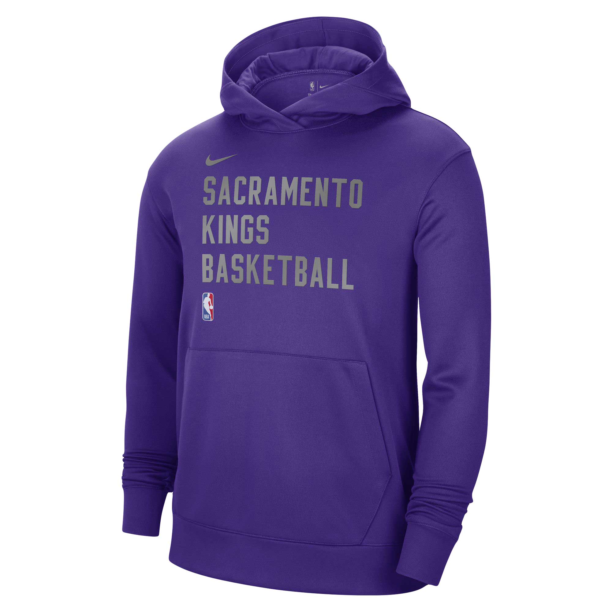 Unisex Nike Purple Sacramento Kings 2023/24 Performance Spotlight On-Court Practice Pullover Hoodie - Image 5