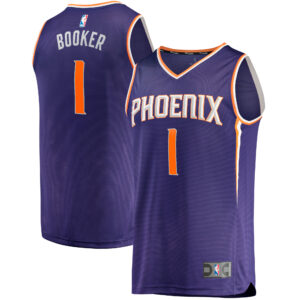 Men's Fanatics Devin Booker Purple Phoenix Suns Big & Tall Fast Break Player Jersey - Icon Edition