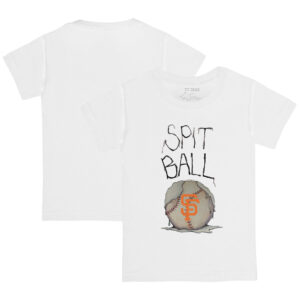 Youth Tiny Turnip White San Francisco Giants Spit Ball T-Shirt