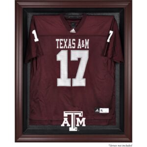 Texas A&M Aggies Mahogany Framed Logo Jersey Display Case