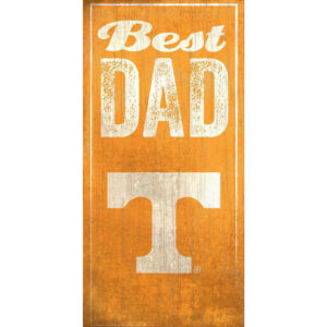 Tennessee Volunteers 6'' x 12'' Best Dad Sign