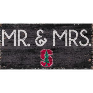 Stanford Cardinal 6'' x 12'' Mr. & Mrs. Sign