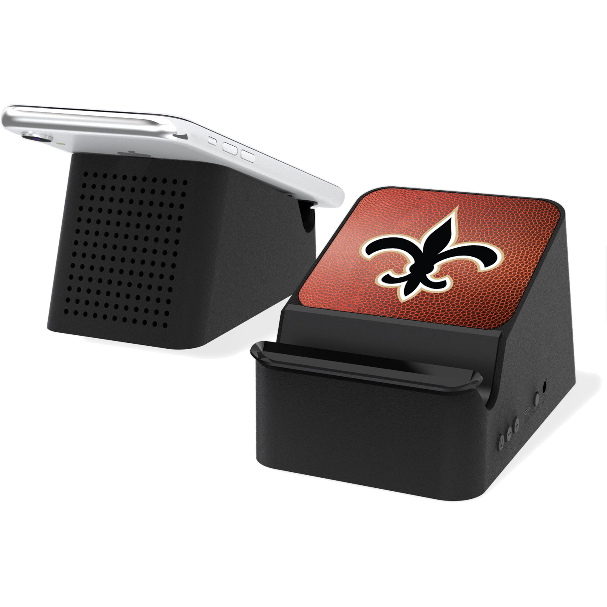 New Orleans Saints Wireless Charging Station & Bluetooth Speaker