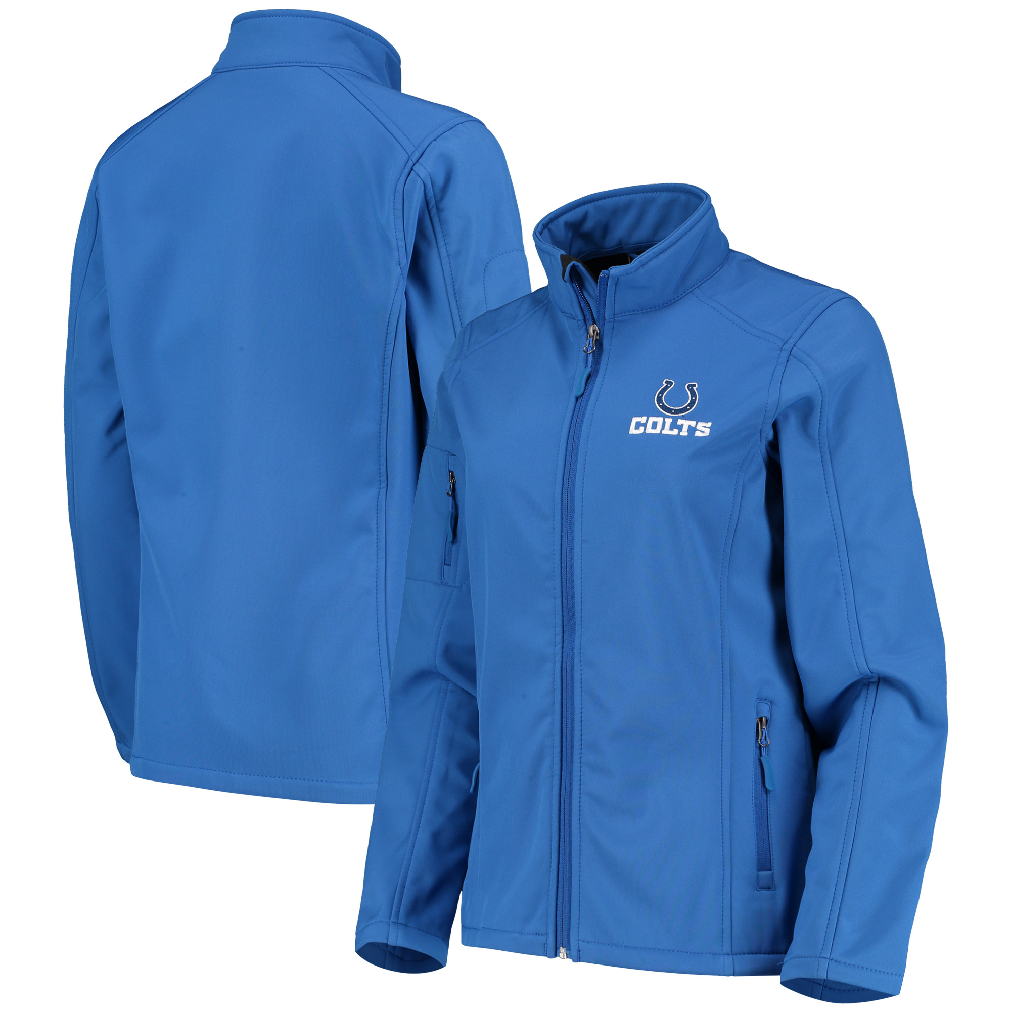 Women's Royal Indianapolis Colts Full-Zip Sonoma Softshell Jacket - Image 6