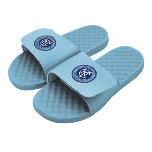 Men's ISlide Light Blue New York City FC Primary Logo Slide Sandals