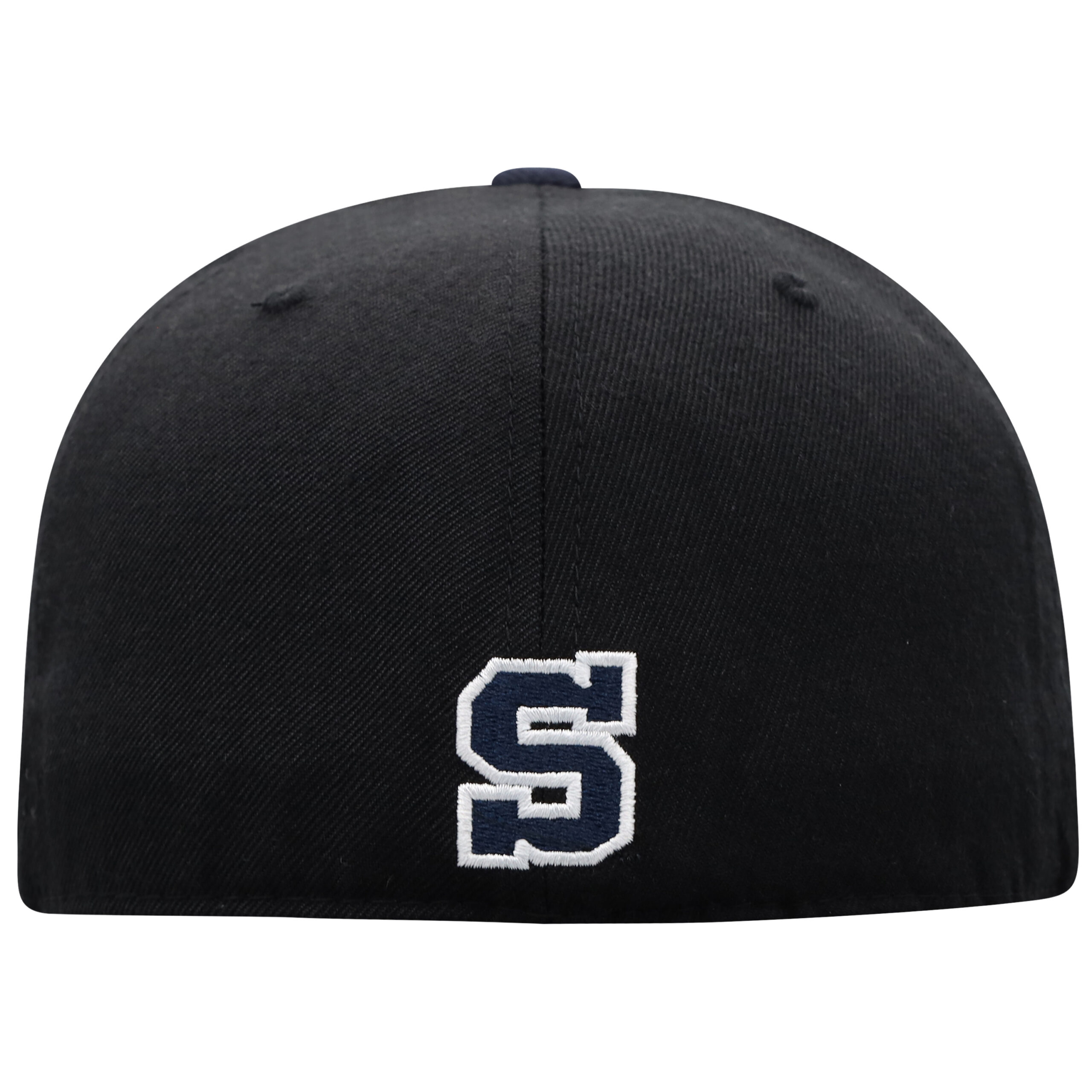 Men's Top of the World Black/Navy Penn State Nittany Lions Team Color Two-Tone Fitted Hat - Image 9