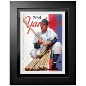 New York Yankees 1954 Vintage 12'' x 16'' Framed Program Cover