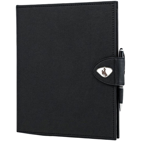 Black Wyoming Cowboys Classic Padfolio