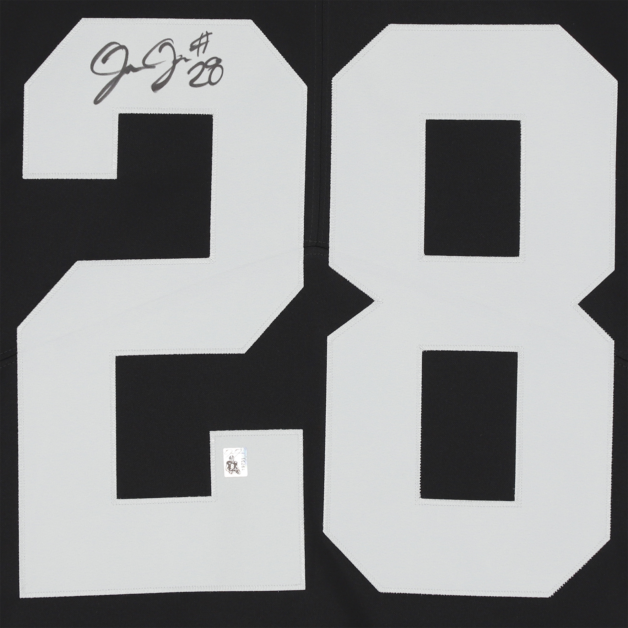Josh Jacobs Las Vegas Raiders Autographed Black Nike Limited Game Jersey - Image 9