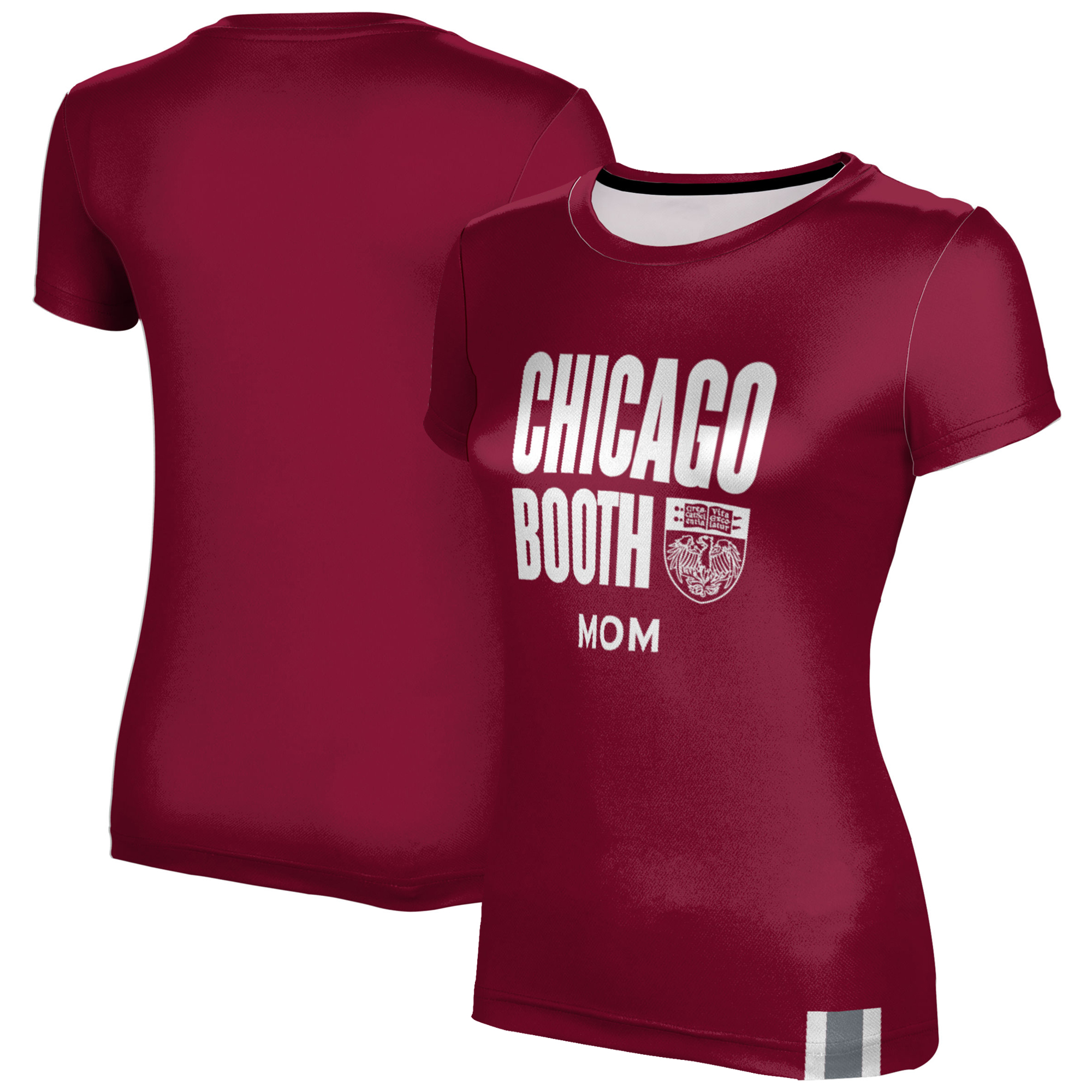 Women's Maroon UChicago Maroons Mom T-Shirt