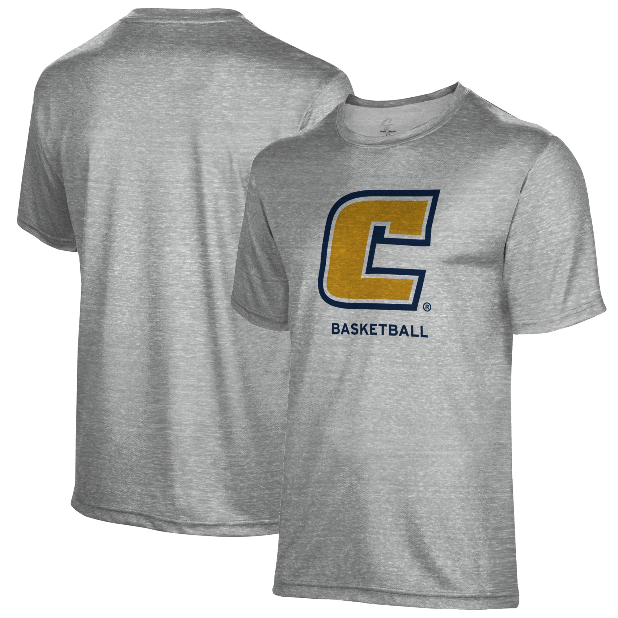 Men's Gray Tennessee Chattanooga Mocs Basketball Name Drop T-Shirt