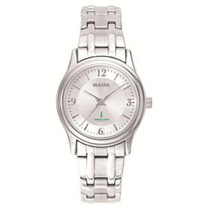 Women's Bulova Silver Norfolk State Spartans Stainless Steel Quartz Watch