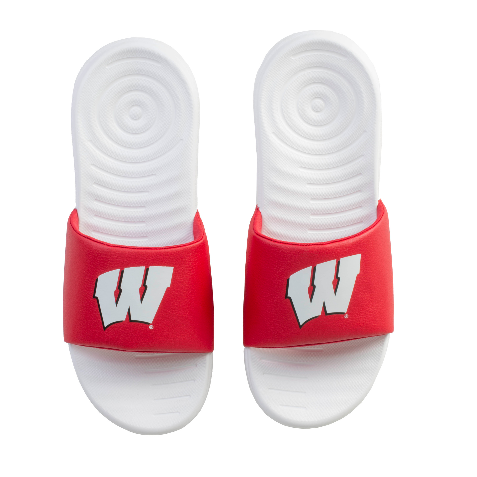 Men's Under Armour Wisconsin Badgers Ansa Slide Sandals - Image 2