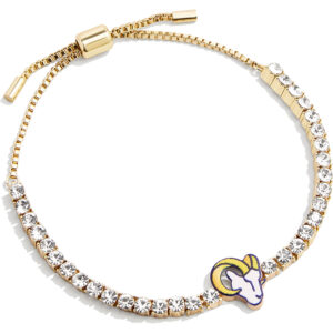 Women's BaubleBar Gold Los Angeles Rams Pull-Tie Tennis Bracelet