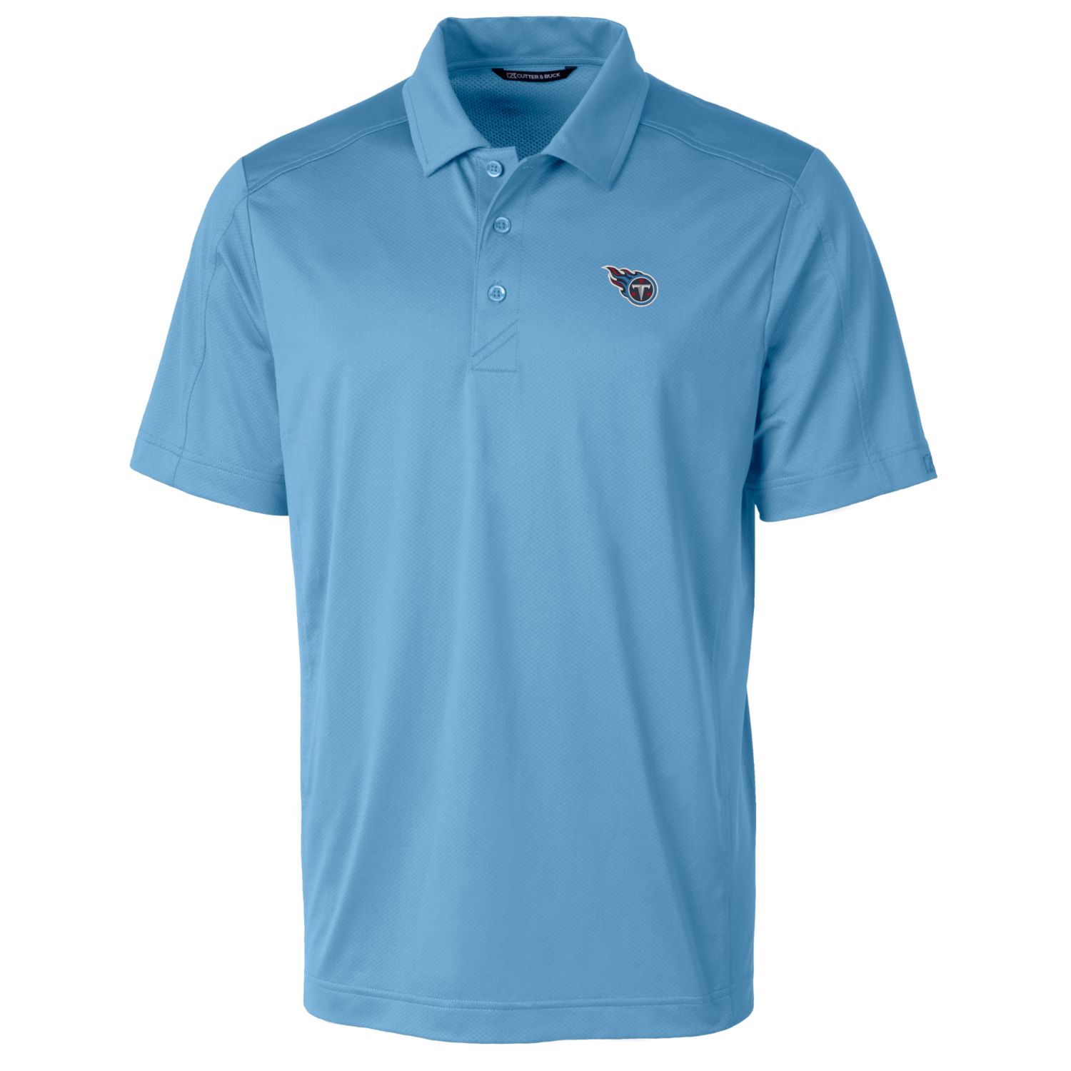 Men's Cutter & Buck Powder Blue Tennessee Titans Big & Tall Prospect Textured Stretch Polo