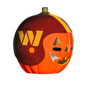 Washington Commanders Ceramic Pumpkin Helmet