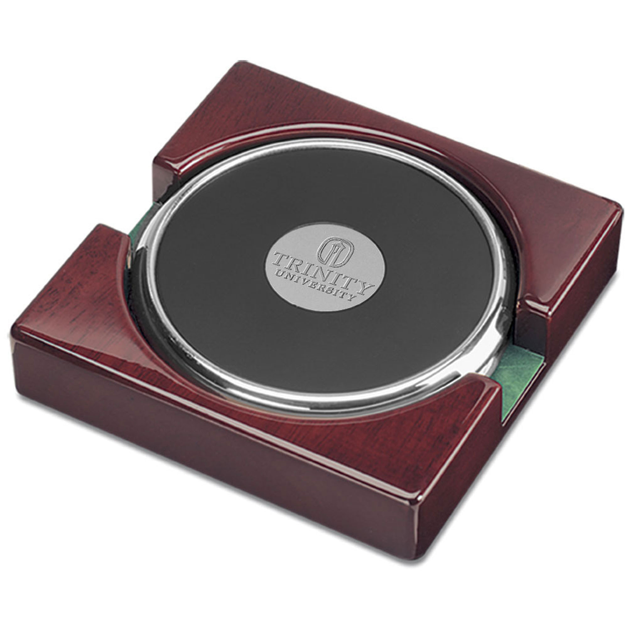 Silver Trinity Tigers 2-Piece Coaster Set