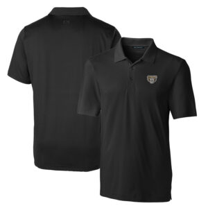 Men's Cutter & Buck Black Oakland Golden Grizzlies Big & Tall Forge Stretch Polo