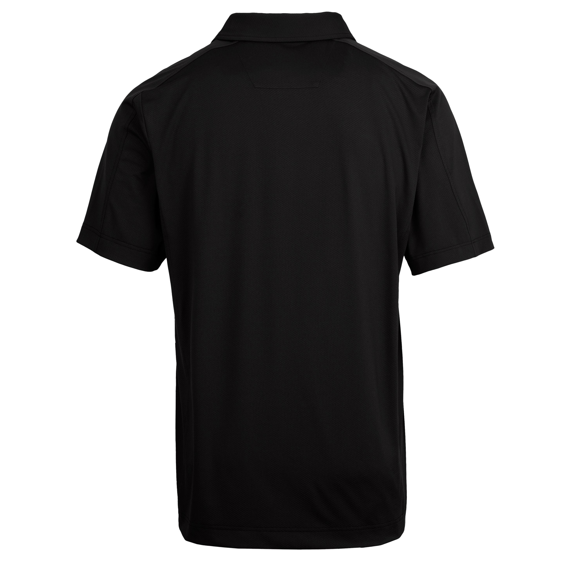 Men's Cutter & Buck Black Pittsburgh Pirates Prospect Textured Stretch Big & Tall Polo - Image 4