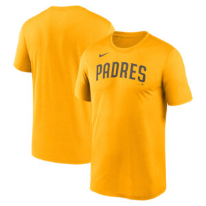 Men's Nike Gold San Diego Padres New Legend Wordmark T-Shirt
