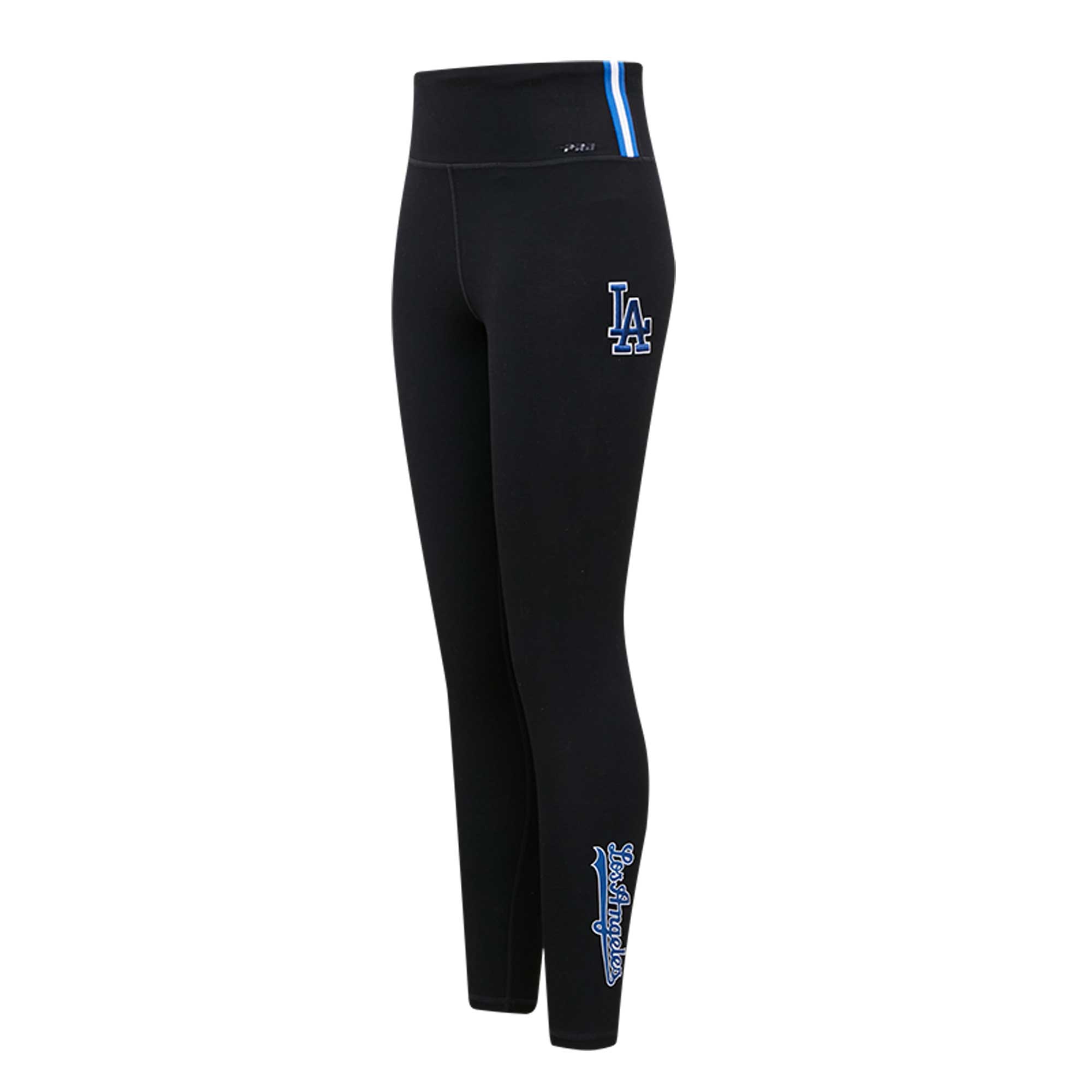 Women's Pro Standard Black Los Angeles Dodgers Classic Jersey Leggings - Image 10