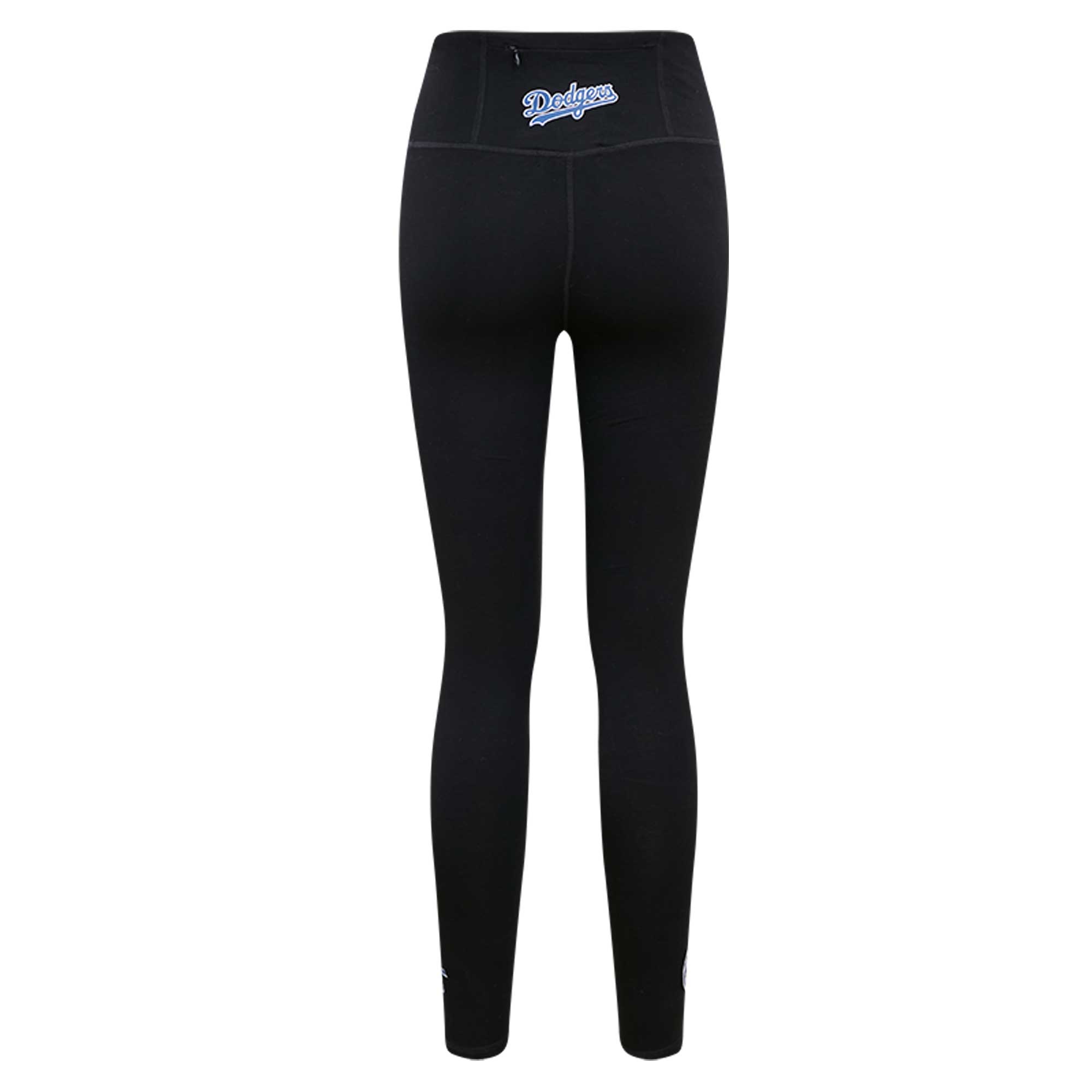 Women's Pro Standard Black Los Angeles Dodgers Classic Jersey Leggings - Image 11