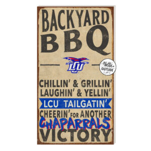 Lubbock Christian Chaparral 11'' x 20'' Indoor/Outdoor BBQ Sign
