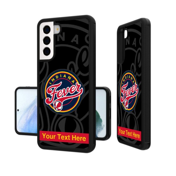 Indiana Fever Personalized Tilt Design Galaxy Bump Case