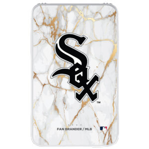 Chicago White Sox White Marble Design 10000 mAh Portable Power Pack