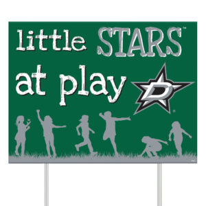 Dallas Stars 24" x 18" Little Fans At Play Yard Sign